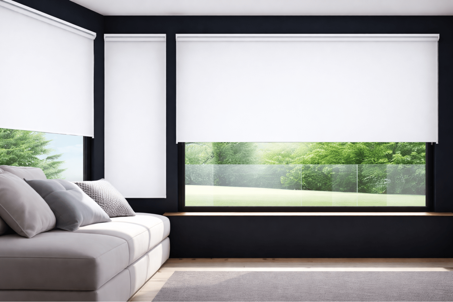 ستائر الرول بلاك أوت